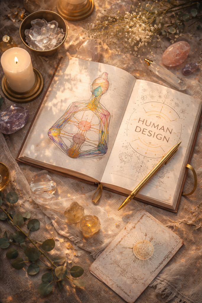 Human Design Chart mit Bodygraph - Entdecke deinen Energietyp
